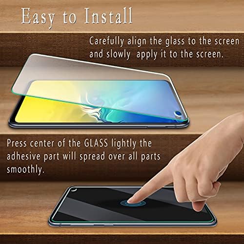 HPTech [2-Pack] képernyővédő fólia Samsung Galaxy S10e [a Kamera hole] Edzett Üveg, Anti Karcolás, Buborék Ingyenes, az Ügy Barátságos