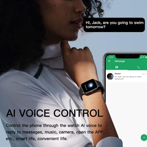 Két Okos Óra Számlap/Hívásokat Fogadni, Fitness Tracker 1.7 Smartwatch a Nők, a Férfiak, a Szöveg/Hívás/pulzus/Sleep Monitor/AI