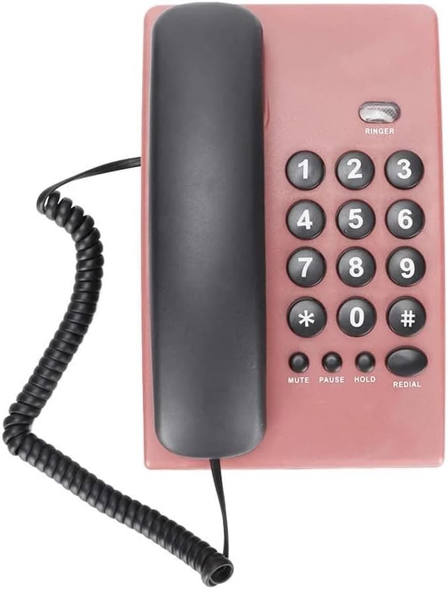 HOUKAI Otthoni Vezetékes Telefon, Vezetékes Telefon, Asztali Vezetékes Vezetékes Otthoni Irodai Szállodai Telefon Támogatja a Néma