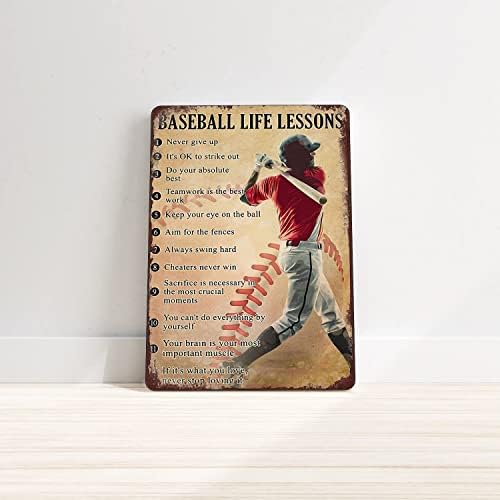 Yuantao Baseball Élet tanulság, Soha ne Add Fel Vicces, Adóazonosító Jele, Bár, Pub, Étterem Kávézó Fali Dekoráció lakberendezés