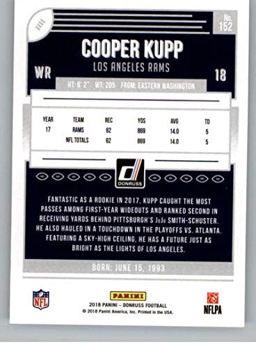 2018 Donruss Foci 152 Cooper Kupp Los Angeles Rams Hivatalos NFL Trading Card