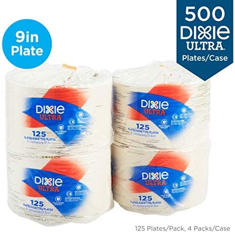 Dixie Ultra 8.5nehézsúlyú Papír Tányérok által GP PRO (Georgia-Csendes-óceáni), Utak, SXP9PATH, 500 Gróf (125 Lemezek Per Pack,