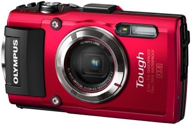 Olympus TG-3 Vízálló 16 MP Digitális Fényképezőgép (Piros)