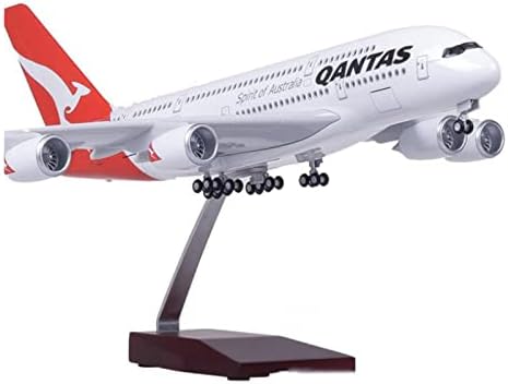 Repülőgép Modellek 1/160 Airbus Alkalmas QANTAS A380 Légi Modell W Fény&Kerék Öntött Műanyag Repülőgép-Gyűjtemény Grafikus Kijelző (Szín :