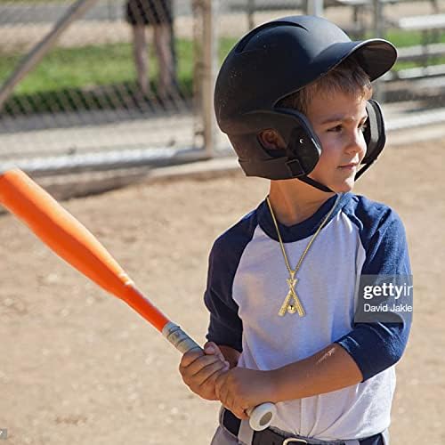 WIGERLON Baseball Ütővel Medál Nyaklánc a Fiú, Férfi, Rozsdamentes Acél Lemez Baseball Nyaklánc, Nők,Lányok, Baseball Ajándékok