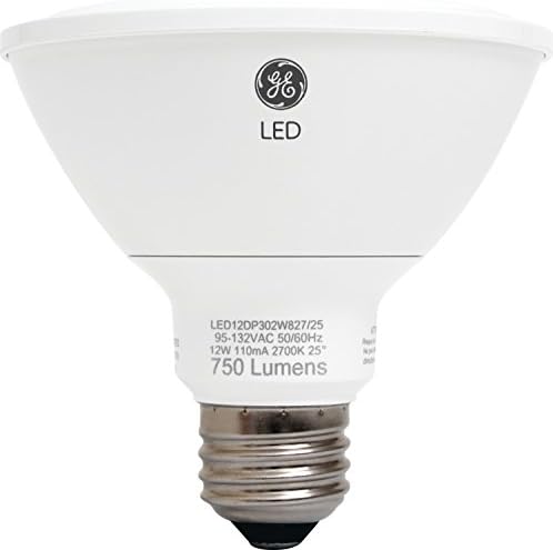A GE Lighting 96843 PAR30 LED Reflektor Közepes Bázis, 12 Wattos, Puha, Fehér, 1-Csomag