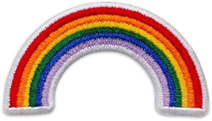 LMBT (Leszbikus, Meleg, Biszexuális, Transznemű) Büszkeség Szivárvány Retro Hímzett Javítás Vasalót (1.2 x 2,4)