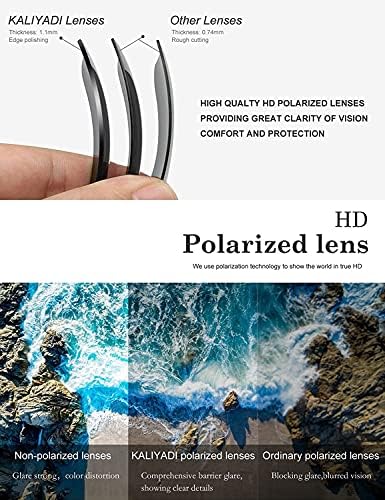 KALIYADI Kerek Polarizált Napszemüveg a Férfiak a Nők Retro Fém Hippi Kör Stílus napszemüvegek UV-Védelem