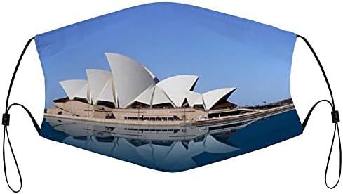 Személyre szabott Újrafelhasználható biztonsági Ruha Anyag Maszkok custommake Ausztrália Sydney Opera House Ajándék Férje,