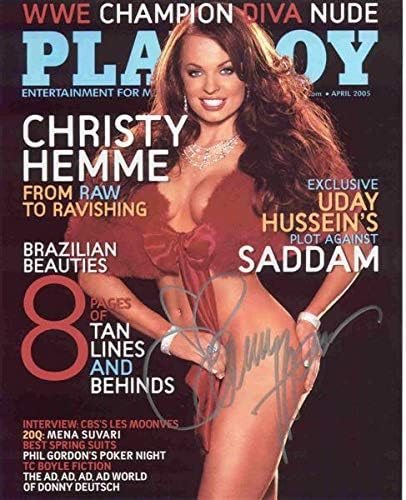 Christy Hemme Dedikált 8x10 - Playboy címlapfotó