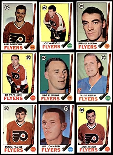 1969-70 Topps Philadelphia Flyers Csapata Meghatározott Philadelphia Flyers (Set) EX+ Szórólapok