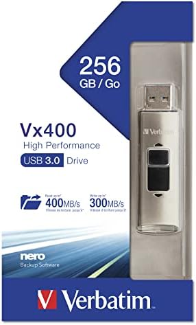 Szó szerint 256 gb-os Store 'n' Go Vx400 USB 3.0 pendrive - Ezüst