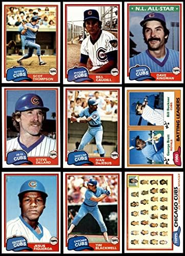1981 Topps Chicago Cubs Csapat készen áll Chicago Cubs (Set) NM/MT Cubs