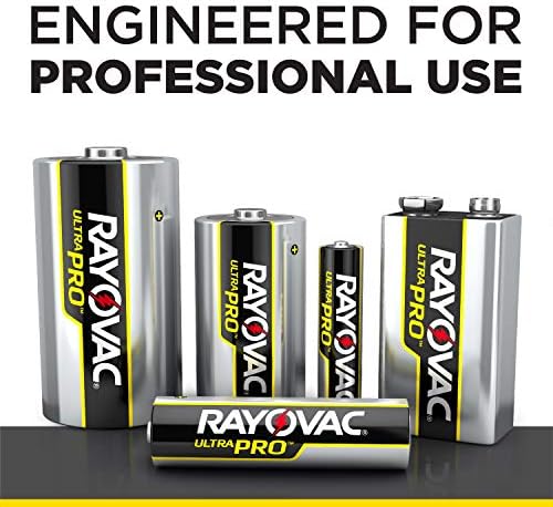 Rayovac 9V Elem, Ultra Pro Alkáli 9V cellás Akkumulátor (8 Akkumulátor Szám)