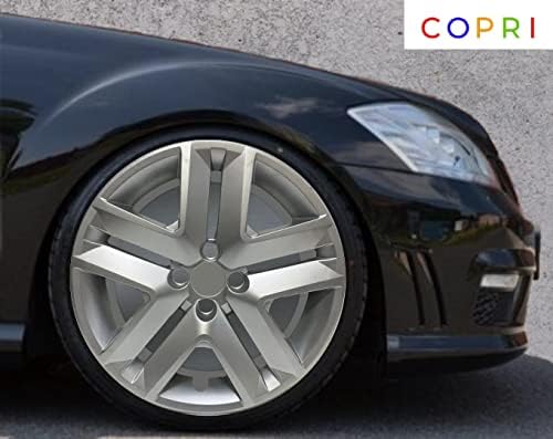 Copri Készlet 4 Kerék Fedél 16 Coll Ezüst Dísztárcsa Bolt-On Illik Volkswagen VW