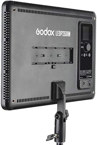 Godox LEDP-260C Hordozható Szabályozható LED Videó Fény, 3300K-5600K Állítható színhőmérséklet