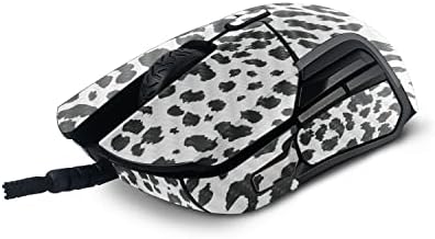 MightySkins Szénszálas Bőr Kompatibilis SteelSeries Rivális 5 Gaming Mouse - Snow Leopard Nyomtatási | Védő, Tartós Szerkezetű
