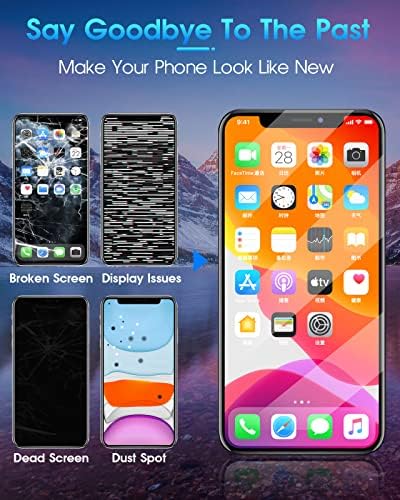 iPhone XR Képernyő Csere Készlet, 6.1 - os LCD Kijelző Digitalizáló Teljes Összeállítás 3D Érintse meg a iPhonexr A1984, A2105, A2106, A2108,