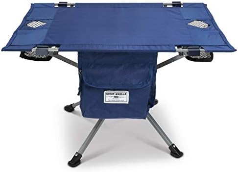 Sport-Brella SunSoul Hordozható Összecsukható Asztal Kerti Kemping, Piknikek, Tailgates, valamint a Strand Navy