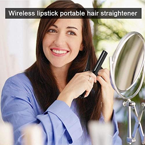 Új Hordozható Utazó Fél Vezeték nélküli Mini Haj Vas Hajegyenesítőt Mindenféle Haj, az Ember Aeard Redőző -, C-Típusú Újratölthető (hajvasalót)