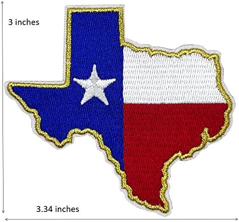 USA, Texas Állam Zászló Hímzett tépőzáras Javítás, Taktikai Patch Hátizsák