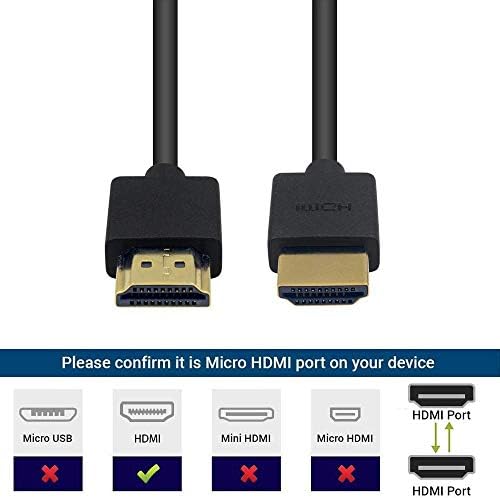 Duttek Tekercselt HDMI Kábel, 4K HDMI-HDMI Kábel, Extrém Vékony HDMI férfi Férfi Extender Spirál Kábel 3D-s 4K Ultra HD TV Stick HDMI