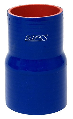 HPS HTSRNBLUE-306 3.5 - 4.25 ID 5 Hossz, Szilikon Szűkítő Csatlakozó Tömlő, Magas hőmérsékletű 4-Rétegű Erősített Szilikon, Kék