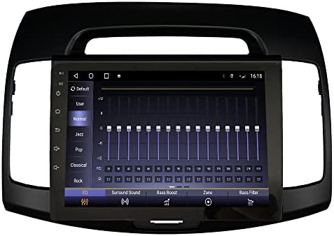 Android 10 Autoradio Autós Navigációs Sztereó Multimédia Lejátszó, GPS, Rádió, 2.5 D érintőképernyő forHYUNDAI Elantra 2008-2010
