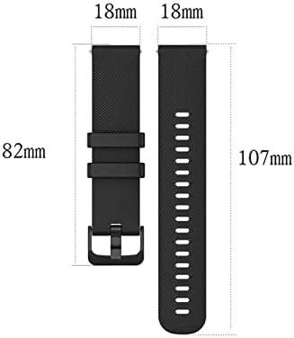 MGTCAR 20mm Karkötőt a Csukló Pánt TicWatch E A Garmin Venu A Forerunner 645 Szilikon Smartwatch Watchband
