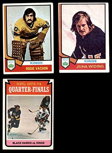 1974-75 Topps Los Angeles Kings Közelében Csapat készen áll a Los Angeles Kings - Hockey (Set) GD+ Királyok - Hoki