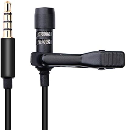 LMMDDP Pro Audio Mikrofon, 3,5 mm-es Jack Dugó, csiptetős Mikrofon, Sztereó Felvétel Mini Vezetékes Külső Mikrofon a Telefon