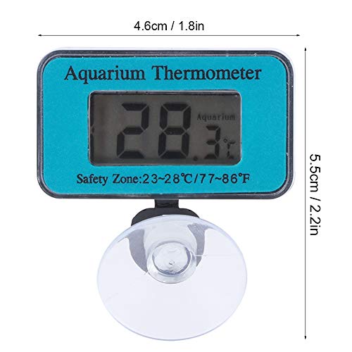 Akvárium Hőmérő LCD Digitális Akvárium Hőmérő tapadókorong Hüllő Hőmérő Terrárium Víz Hőmérséklete Teszt