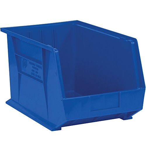 Aviditi Műanyag Stack/Lógni tárolóban Konténerek, 16 x 11 x 8 Cm, Kék, Csomag 4, a Szervező Lakások, Irodák, Garázsok, valamint