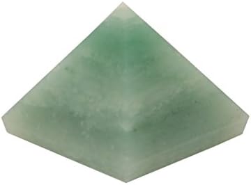 Purpledip Zöld Aventurine Drágakő Piramis: Kézzel Polírozott Természetes Gyógyító Kő, Pozitív Energia (11082)