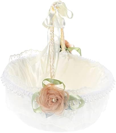 Yardwe 5db Virág Kosár csokornyakkendő Szatén Koszorúslány Esküvői Kellékek