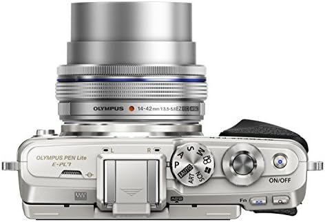 Olympus E-PL7 16MP tükör nélküli Digitális Fényképezőgép, 3 Hüvelykes LCD, 14-42mm EZ Objektív (Ezüst) - Nemzetközi Változat