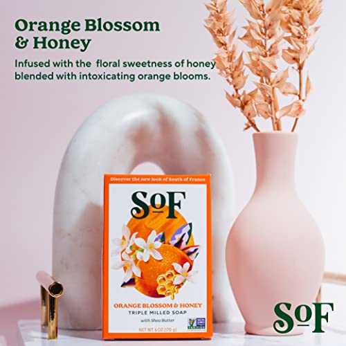 Narancsvirág & Méz Szappan által SoF testápolás (Korábban Dél-Franciaországban, testápolás) | Tripla-Hántolt Szappan a Shea