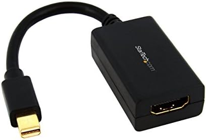 StarTech.com 1x Mini DisplayPort-HDMI Video Adapter Átalakító - 1080p (MDP2HDMI) a Csomagban 1x 2m 4K Nagy Sebességű HDMI-Kábel -