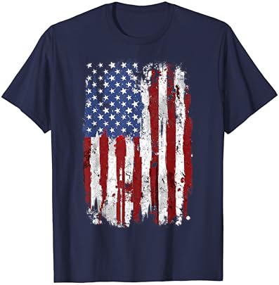 USA Zászló Amerikai Zászló Egyesült Államok július 4 T-Shirt