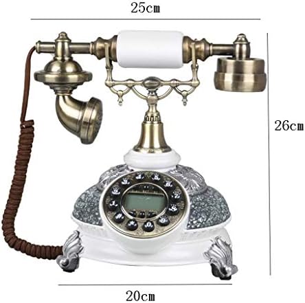 WYFDP Telefonok & Kiegészítők Telefon Gép Nappali Antik Telefon Haza Hálószoba Kreatív Retro Vezetékes Telefon Divat Forgó Tárcsázási