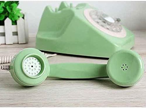 KXDFDC Forog Számlap Vintage Vezetékes Telefon, Műanyag Home Office Retro Vezeték Vezetékes Vezetékes Telefon (Szín : Egy)