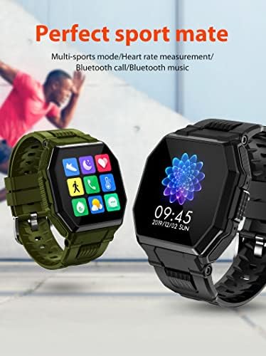 Okos Karóra Férfiaknak Tevékenység Fitness Tracker Bluetooth Hívás pulzusszám, a Vérnyomás, a Vér Oxigén Aludni Monitor IP67 Vízálló
