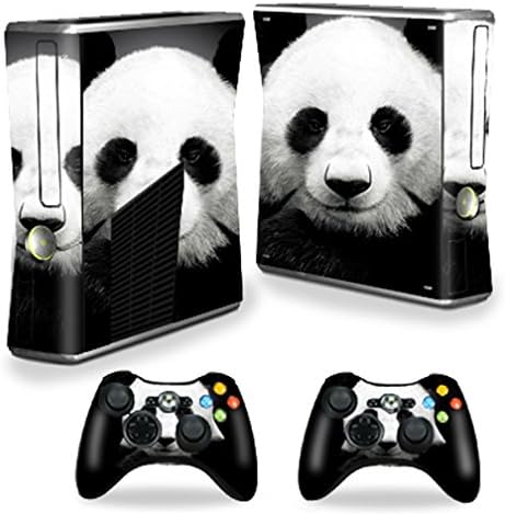MightySkins Bőr Kompatibilis az X-Box 360 az Xbox 360 S Konzol - Panda | Védő, Tartós, Egyedi Vinyl Matrica wrap Borító | Könnyű