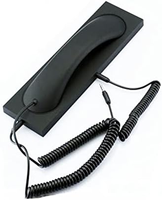 KJHD Retro Készülék,mobiltelefon Készülék,Retro Telefonkagyló Anti Sugárzás Vevők 3,5 MM-es Mobil Telefonok,Számítógép (Szín : Egy)