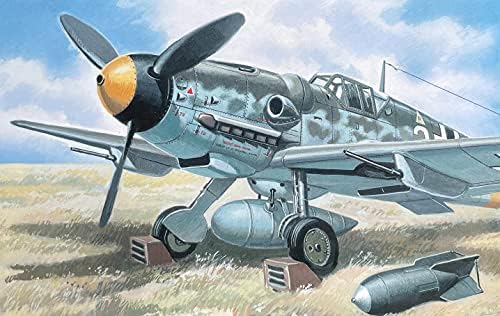 UniModel (UM) Légi Fegyverkezés Messerschmitt Bf-109 második VILÁGHÁBORÚ Skála 1/48 Műanyag Modell Kit UniModel 419
