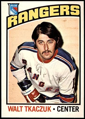 1976 O-Pee-Chee NHL 220 Walt Tkaczuk New York Rangers-Jégkorong (Hoki-Kártya) NM Rangers-Hoki