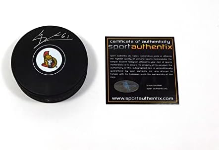 Mark Kő Alá NHL Szuvenír Jégkorong Szenátorok Sport Authentix Auto - Dedikált NHL Korong