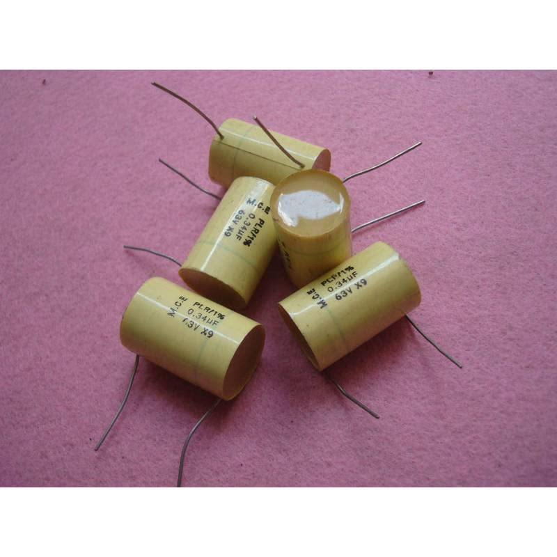 MCE 63V 0.34 UF Generációs 0.33 UF PLR 1% Antik Réz pin-tin Film noninductive electrodeless Kondenzátor