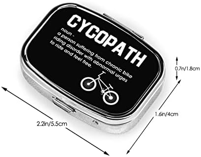 Cycopath Tér Mini Tabletta Esetében Tükör Utazás Barátságos Hordozható Kompakt Rekeszes Doboz Pirulát