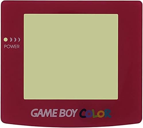 Melocyphia Műanyag Képernyő Lencse Gameboy Color GBC Képernyő Védelem Fedél Csere (Rose Red)